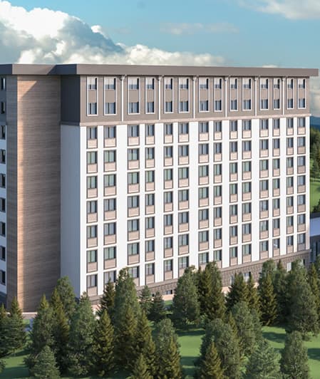 Çanakkale 18 Mart Üniversitesi Öğrenci Yurdu projesi